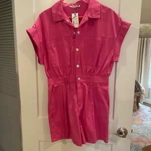 Hot Pink Romper